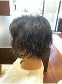 長めスパイラルパーマ(堀江)