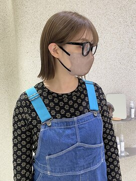 マイル 渋谷(mile) ブリーチ1回アッシュベージュ