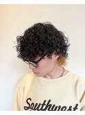【メンズ】ウルフスパイラルパーマ
