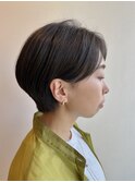 【大人可愛い】前髪長めショート