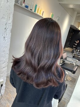 ブレンド 渋谷(BLend) ハイライトカラーマチルダボブインナーグレージュ前髪