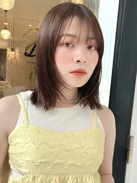 ローネス(LONESS) ミディアムヘア/レイヤーカット/顔まわりカット