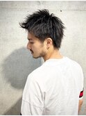 メンズ　ナチュラル刈上げ　ソフトツイスト　辻堂ショートパーマ