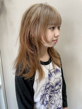 グラムアッシュ(GLAM ASH) ウルフカットルーツカラー