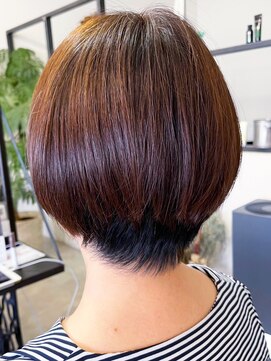 レポヘアー(Repos hair) 20代30代40代大人可愛い髪質改善カラー艶感ショートボブ透明感