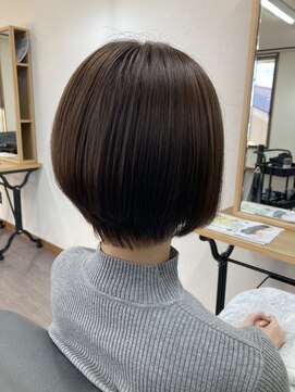 エデンバイクート(eden by ku-to) ショートボブ、ブラウン(小山市/小山市美容室/小山駅)