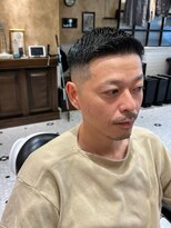 バーバーブロス 長堀店(BARBER BROS)&nbsp;スキンフェードアップバング