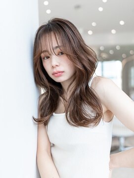 ハバナ 立川(HAVANA) 韓国風レイヤーカット髪質改善ダブルカラーミルクティーベージュ