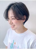 似合わせカット刈り上げボブフェザーショート_ba346702