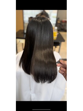 オルメント 天満 南森町(ORL'MENT) 20代30代40代ストレートアッシュページュ髪質改善カラー