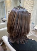 お手入れ簡単☆くびれミディアムスタイル