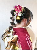 成人式 卒業式 着付け 成人式ヘア 卒業式ヘア 振袖ヘア 袴ヘア