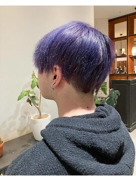 カラーズヘアー(Colors hair) 【colors 田宮】メンズハイトーンラベンダー