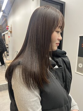 ヌープヘアーアイス(NUUP.hair ici) ブリーチなしブラウンベージュ　西條航