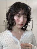 イメチェン外ハネボブ美髪ワイドバング顔周りレイヤー