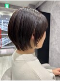 ショートボブ/大人可愛いショート/丸みショート