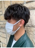 メンズ ナチュラル ツイストスパイラルパーマ