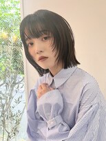 ロンドフルール 大宮東口(Lond fleur)&nbsp;ミニウルフレイヤーカット顔周り前髪韓国ショートボブ/大宮