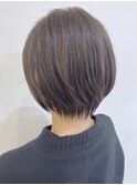 【morio成増/児玉】丸みショート　ラベンダーブラウン