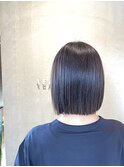 切りっぱなしボブ