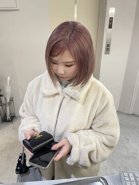 レアル 天王寺 阿倍野(REAL) ピンクベージュ 天王寺/あべの/ブリーチ/カラー/ミルクティー