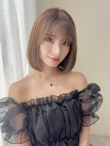 ロビー(LOBBY)&nbsp;『LOBBY三浦』 愛され大人ボブ　柔らかブラウンカラー