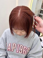 ガーデン 渋谷(GARDEN)&nbsp;ボブ　レイヤーボブ　フェイスレイヤー　暖色カラー
