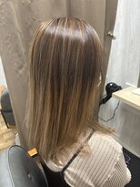 テーラヘアー 湘南台店(TELA HAIR) ミディアムレングス×バレイヤージュ