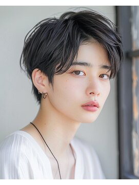 クレオ 片江店(CREO) 爽やか◎刈り上げニュアンスセンターパート×ビジネス