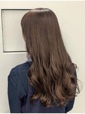 透明感ショコラブラウン/レイヤーカット/艶髪/ウェーブ