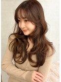 20代30代40代ナチュラルモテ髪ロングレイヤーヘア