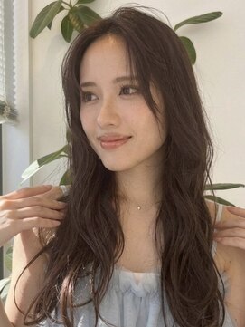 ミンクスリッカ 表参道(MINX RICCa) カジュアルな動きのウェーブロングスタイル