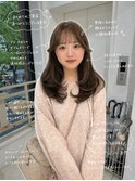 透明感/ヘーゼルベージュ/ブリーチなしダブルカラー/表参道