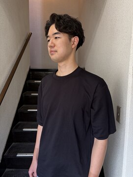 バトン(BATON) 無造作ニュアンスパーマ　メンズ　カット　パーマ