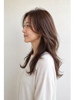 ベルス(bellus)&nbsp;大人のセミロングレイヤー×柔らかウェーブ