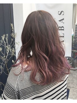ヘアーアンドスパ アルバス(HAIR&SPA ALBAS) ラベンダーグラデーション