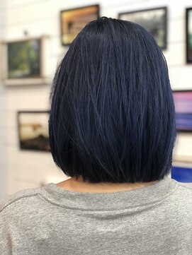 アルール バイ フェローズ(ARULE by fellows) ブルーブラック  ネイビーヘアカラー