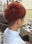 【見附・今町】ブリーチカラーチェリーレッド