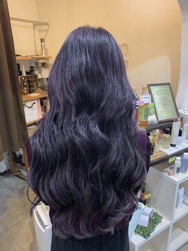 グラフティー(graffiti) 韓国人風バイオレットカラー