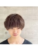 20代30代☆爽やかスパイラルパーマメンズショート