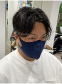 東京barber日本橋フェードセンターパート