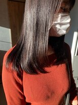 ハチ(hachi)&nbsp;大人可愛い透明感立体感ブラウン×ナチュラルストレート