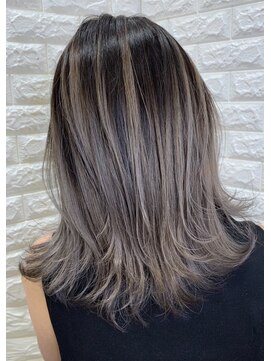 リー 甲子園(Lee) ハイライト＆グラデーションMIXスタイル