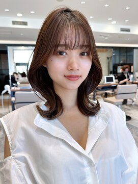 アフロート ルヴア(AFLOAT RUVUA) るなstyle 20代30代40代 韓国風くびれヘア♪ シースルー 新宿
