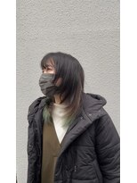 パブロ(Pablo)&nbsp;裾グリーンインナーカラー