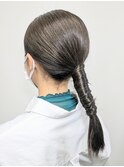 アレンジポニーテール