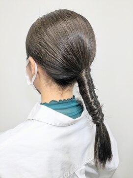 ビューティック ハラジュク(Hair&Make Beautique Harajuku) アレンジポニーテール