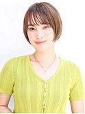 襟足スッキリショートボブ
