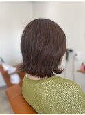 切りっぱなしボブスタイル