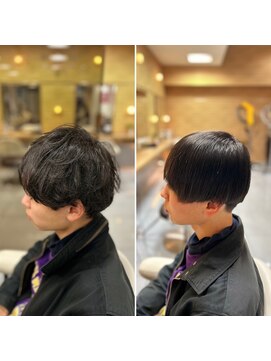 アッシュ 桜木町店(Ash) ”横浜”メンズ専用縮毛矯正で創るマッシュ　【竹永侑央限定】